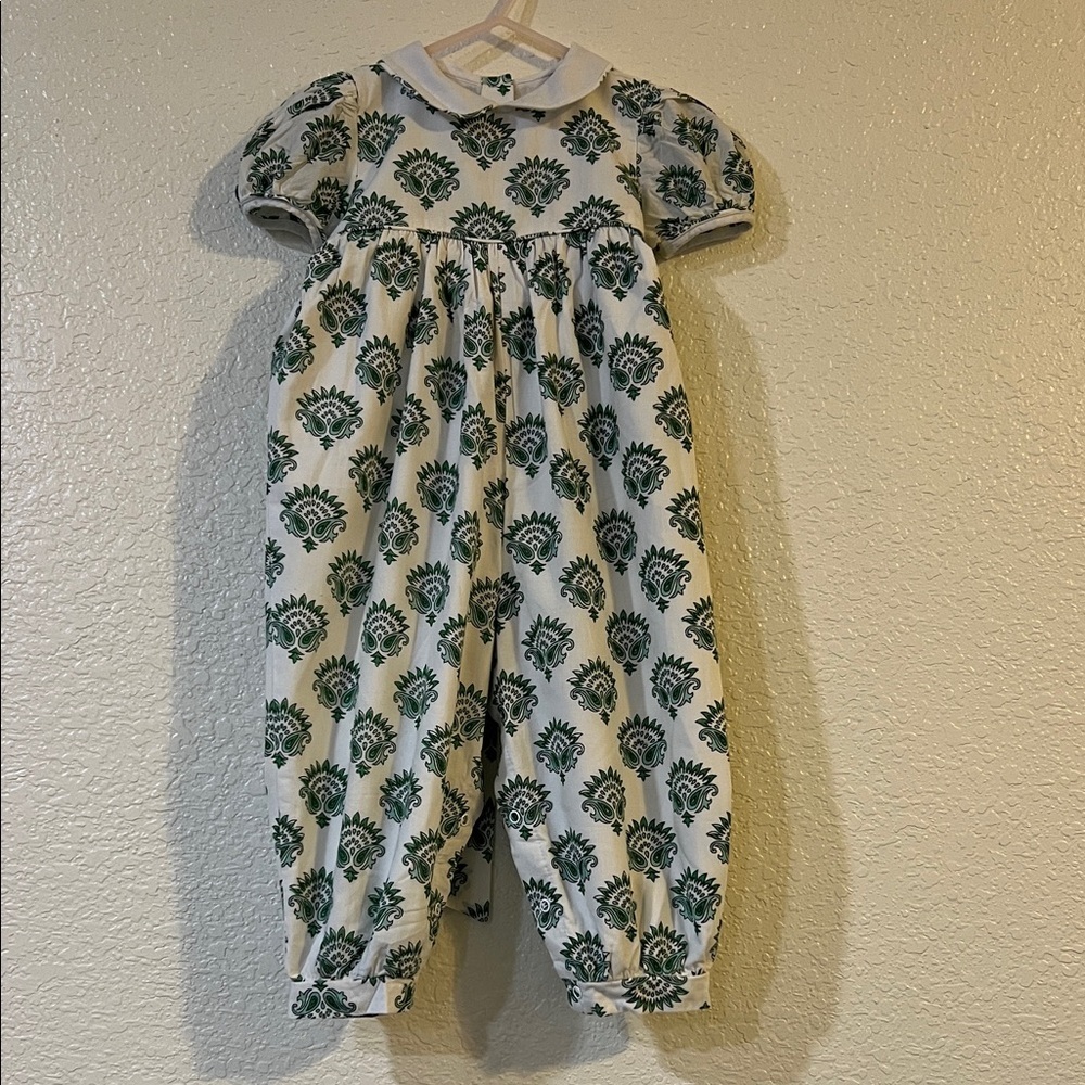 Smockingbird & India Amory romper size 24M